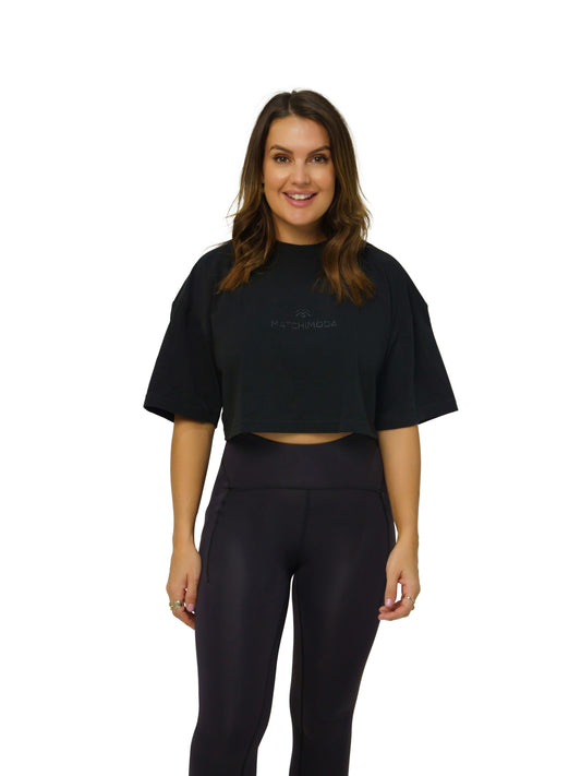 Signature Oversized Crop