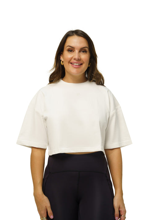 Signature Oversized Crop